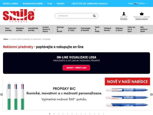 široká nabídka reklamních a propagačních předmětů za mimořádně atraktivní ceny. proaktivní servis, velký výběr a nejlepší ceny.
