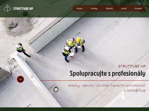 strutture hp • stavební práce, opravy, údržba, čištění kanalizací a havarijní pohotovost • litoměřice