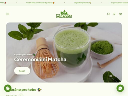 ceremoniální matcha z nejmladších čajových lístků ??