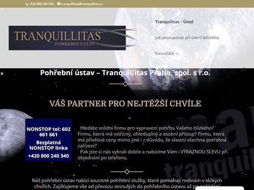 pohřby a převozy zesnulých. staráme se o zesnulé při jejich poslední cestě.
v případě úmrtí vašeho blízkého vám náš pohřební ústav ochotně pomůže se všemi náležitostmi s tím spojené. převezeme zesnulého, vyřídíme za vás náležitosti např. oznámení na matrice, vytiskneme parte atd. neváhejte nás kontaktovat např na bezplatné nonstop lince.