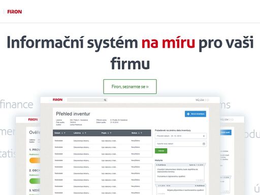 online firemní aplikace  