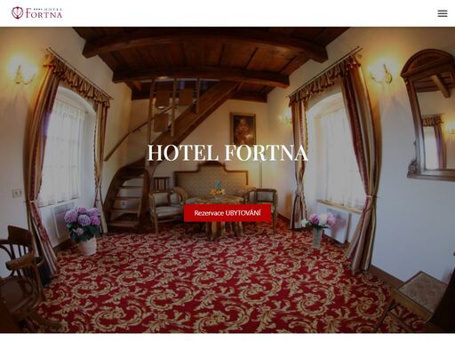 hotel fortna rezervace ubytování celý život se snažíme dělat věci poctivě. a to se promítá i do pohodlí našich pokojů, kvality vybavení a milé a přátelské obsluhy. budeme rádi, když u nás zapomenete na všední shon a stres a ponoříte se do klidné atmosféry staré chrudimi v historických zdech našeho hotelu. těšíme se na vás!