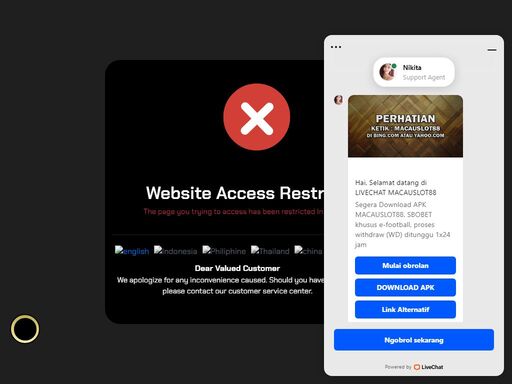 macauslot88 menghadirkan link live chat dan juga game demo slot terbaru dan terlengkap 2025 yang buisa memperlancar rejekimu dapat maxwin pas kamu main slot!