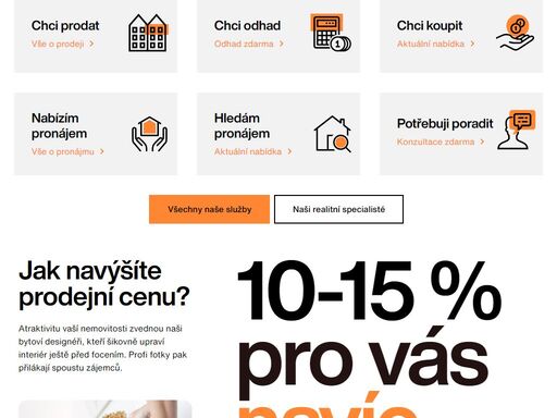 česká realitní kancelář. prodej nemovitostí bez provize. prodej realit v celé čr. ? 26 let na trhu ? 60 000+ klientů ?? vaše realitka.