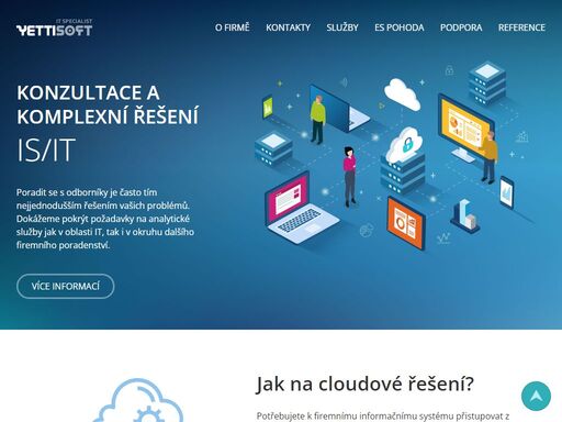konzultace a komplexní řešeníis/it - poradit se s odborníky je často tím nejjednodušším řešením vašich problémů. dokážeme pokrýt požadavky na analytické služby jak v oblasti it, tak i v okruhu d ...
