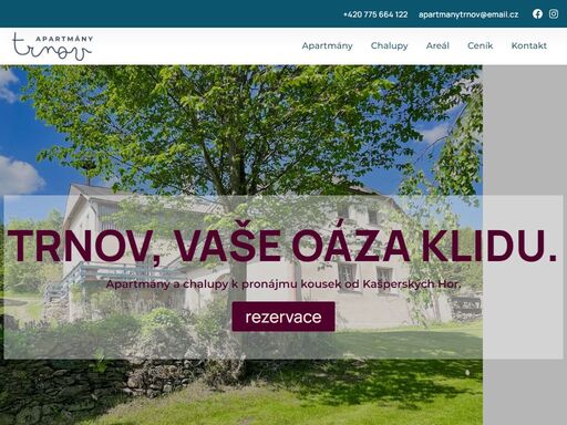 to je místo, kde si odpočinete, zregenerujete svoje smysly, mysl a načerpáte energii. lokalita na polosamotě na konci malé a tiché vsi zaručuje nevídaný klid