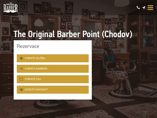the original barber point (chodov), pánské holičství a kadeřnictví
