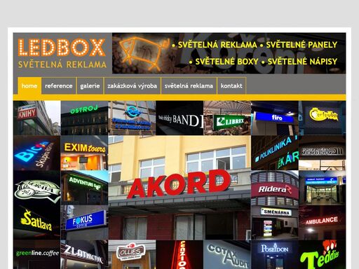 světelná reklama ledbox ostrava výrobce světelné reklamy. vyrábíme světelné panely, plastické nápisy, světelná písmena a firemní loga.
