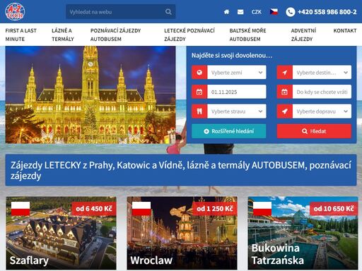 prodej vlastní nabídky zájezdů - čr, slovensko, maďarsko, polsko, rakousko. zájezdy jsou vždy pečlivě připraveny a jsou doplněny zajímavým programem a zábavou.