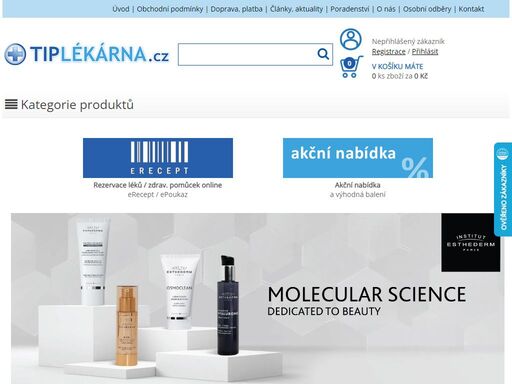 tiplékárna - internetová lékárna a kamenné lékárny