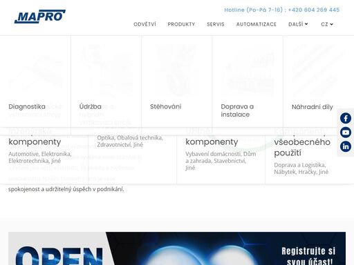 vstřikolisy, vstřikování plastů, automatizace, roboty, šestiosé roboty, tříosé roboty, školení, financování, servis, haitian, tecnomatic mapro - technologie pro vstřikování plastů a průmyslovou automatizaci