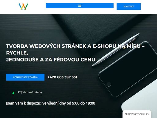 profesionální tvorba webových stránek a e-shopů na míru. rychlé dodání, responzivní design, web od 3 999 kč. 603 397 351