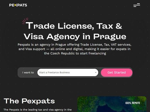 explore how pexpats helps with czech business setup, trade license registration, taxes, visas, and free tools for freelancers and expats in the czech republic.