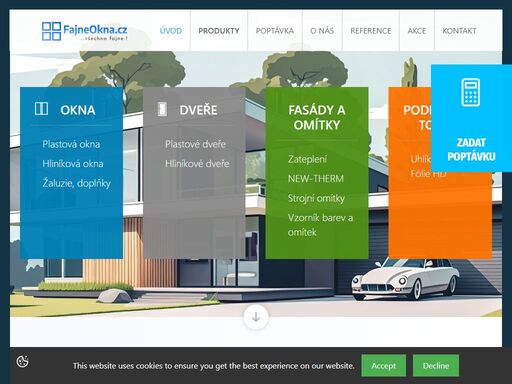 fajneokna.cz, okna a dveře třinec, plastová okna, plastové dveře, hliníkové dveře