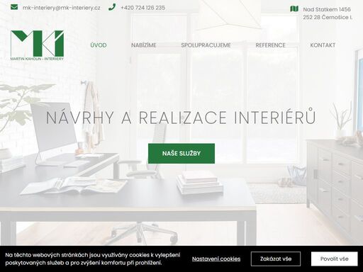 klientům se snažíme poskytnout servis týkající se návrhů a realizací interierových prvků. na trhu působíme kancelářským a bytovým interierovým vybavením.