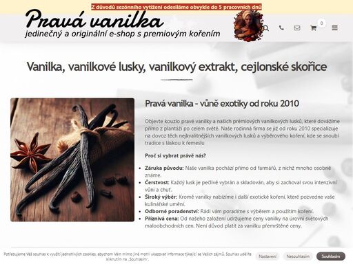 vanilka z celého světa ve špičkové kvalitě za fantastické ceny. nejširší výběr vanilky. provoníme vám domov.