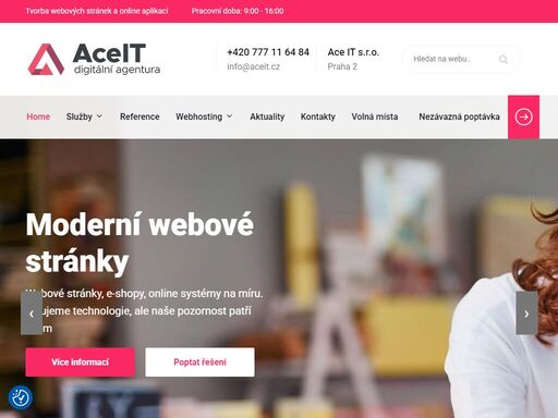 tvoříme weby, které vydělávají. řešení na míru vašim požadavkům a potřebám. moderní www stránky na vlastním cms.  výkonnostní online marketing.