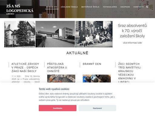 do základní školy přijímáme žáky s těžkou poruchou komunikačních schopností, kterou nelze kompenzovat běžnou logopedickou či foniatrickou ambulantní péčí. jedná se o nejtěžší poruchy řeči – dysfázie, různé formy mutismu, palatolálie, batbuties (koktavost) či těžké formy dyslalie a verbální dyspraxie. dále přijímáme žáky s různým stupněm sluchového postižení.