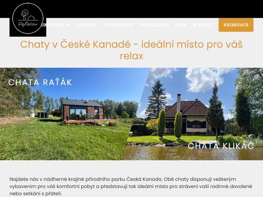 přijeďte si odpočinout s rodinou či přáteli na útulnou chatu u břehu klikovského rybníka v jižních čechách blízko jindřichova hradce, kde zapomenete na starosti běžného života