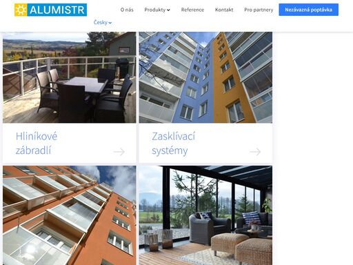 alumistr - výrobce hliníkového zábradlí a systémů pro zasklívání balkonů a lodžií. nabízíme kvalitní, komplexní a profesionální služby.