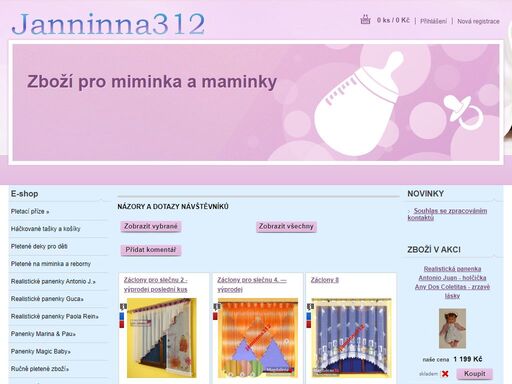 zboží pro miminky, zboží pro děti, zboží pro maminky