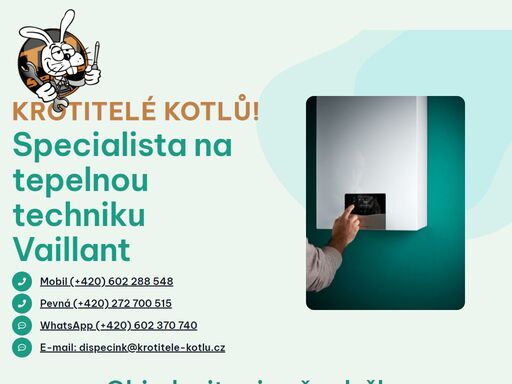 kondenzační kotle a tepelná čerpadla vaillant od krotitelů kotlů, to je německá kvalita za přijatelné ceny.
