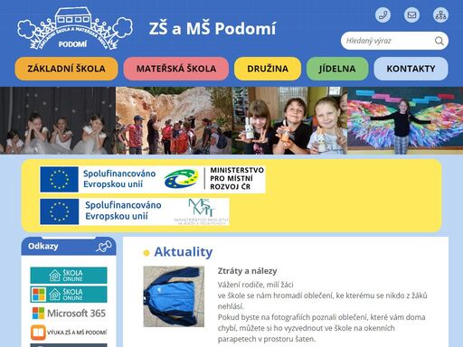 základní škola a mateřská škola podomí