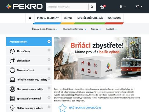 prodej, servis, spotřební materiál kancelářské a výpočetní techniky.