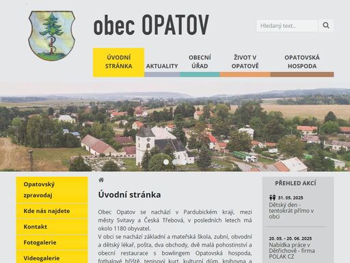 opatov je obec v okresu svitavy a pardubickém kraji.