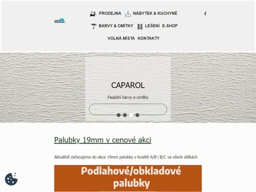 drevocentrum.cz velkoobchod a prodejní sklad řeziva,  truhlářských výrobků, tesařského materiálu a podlah , půjčovna lešení. barvy caparol