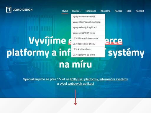 specializujeme se na vývoj webových platforem na míru. e-commerce, b2b portály, informační systémy, webové aplikace.