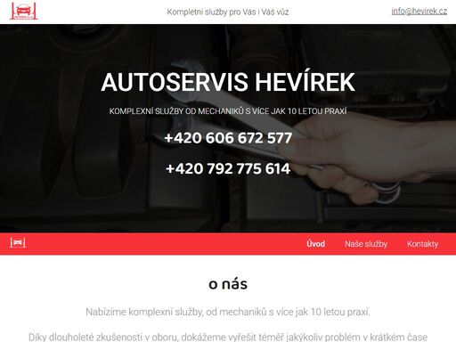 kompletní služby pro vás i váš vůz