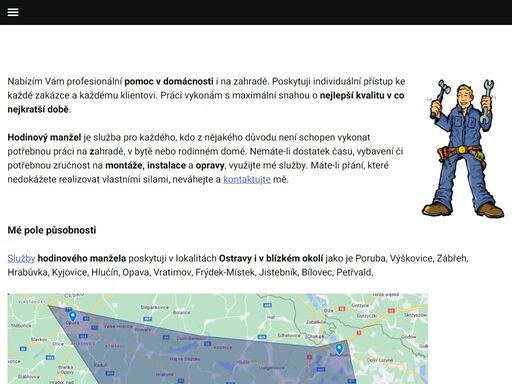drobné i řemeslné práce, montáže, opravy a nátěry v domácnosti a kolem domu v ostravě a blízkém okolí za rozumné ceny.