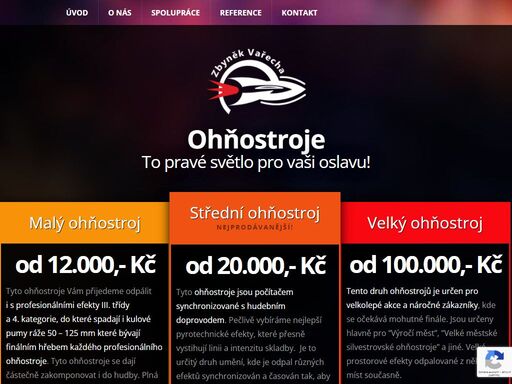 stavíme profesionální ohňostroje na míru. obohaťte vaši svatbu, firemní či společenskou akci, sportovní klání, oslavu obce či města nevšedním zážitkem.