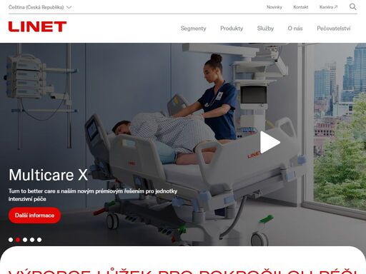 #1 celosvětový výrobce lůžek pro pokročilou péči. naše portfolio produktů zahrnuje produkty od nemocničních lůžek, transportních lůžek, křesel, matrací, příslušenství a nábytku.