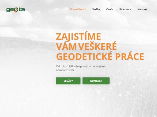 inženýrská geodezie, geodetické práce, geometrické plány, projekční práce, informatika, gis.