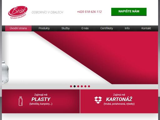 specializujeme se na výrobu pet lahví vyfukováním. ? zajišťujeme zakázkovou výrobu plastových nádob a klasických plastových kanystrů. realizujeme výrobu plastových lahviček, kartonáže (krabice, výseky). rádi nezávazně naceníme výrobu pet lahví a plastových obalů. ?