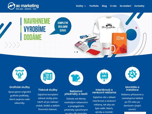 ac marketing je reklamní agenturou poskytující zákazníkovi komplexní servis. svěřte se do rukou odborníků a vynikněte s nezapomenutelnými firemními podklady.