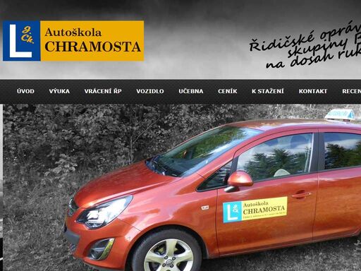 autoškola chramosta. jablonec nad nisou, liberecký kraj. řidičské oprávnění skupiny b za skvělou cenu i na splátky. kondiční jízdy, vrácení řp a studentské slevy.