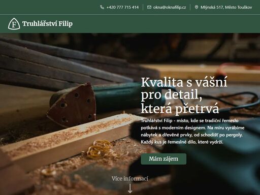 v truhlářství filip se specializujeme na výrobu oken, dveří a jejich replik. nabízíme také schodiště, nábytek a další dřevěné prvky. kvalita v plzni a okolí.