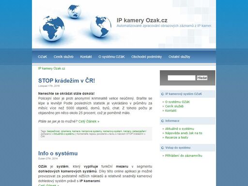 automatizované zpracování obrazových záznamů z ip kamer.