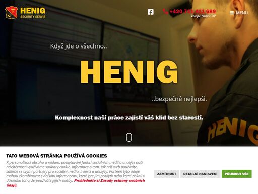 hledáte spolehlivou bezpečnostní agenturu? nabízíme komplexní bezpečnostní služby s připojením na pult centrální ochrany. obraťte se na společnost henig z české lípy.