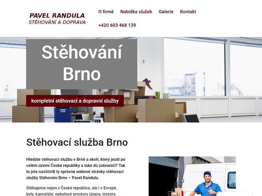 vyklidíme bytové i nebytové prostory s likvidací odpadů. navštivte naše webové stránky stěhovací služby stěhování brno - pavel randula. stěhovací služba brno.