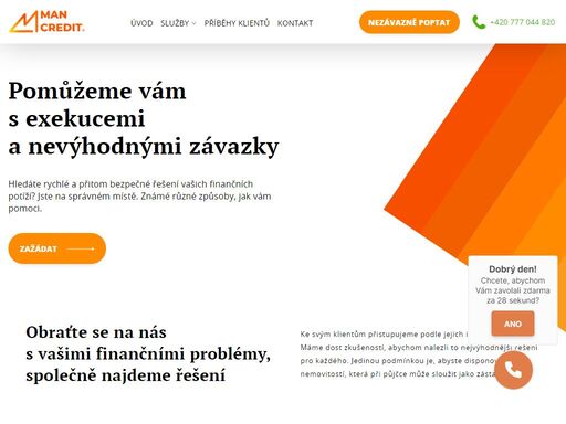 pomůžeme vám zbavit se exekucí, zastavit aukci nemovitosti, nebo vám pomůžeme rozjet vaše podníkání s podnikatelskými úvěry. zbavte se nevýhodných závazků