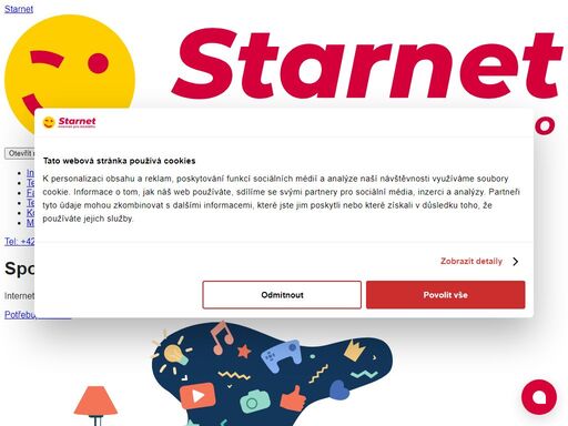 vysokorychlostní připojení k internetu s rychlostí až 2000 mbps, digitální chytrá televize s tv archivem a nahráváním pořadů, mobilní volání a internet.