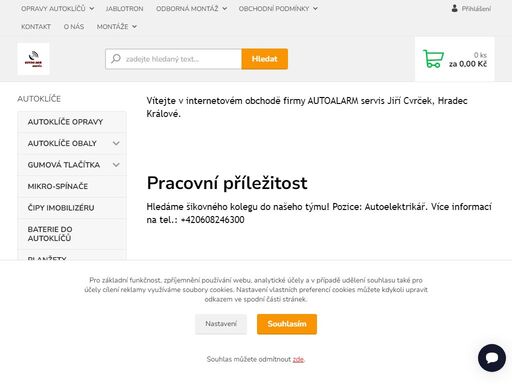 autoalarmy a zabezpečovací technika od profesionálů.