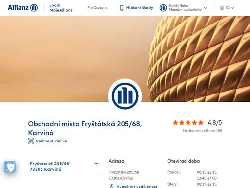 obchodní místo fryštátská 205/68, karviná - fryštát