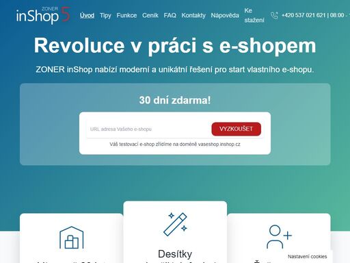 poskytujeme moderní řešení pro tvorbu vlastního e-shopu rychle a bez nutnosti velkých investic. desítky doplňků a funkcí zdarma v ceně licencí.