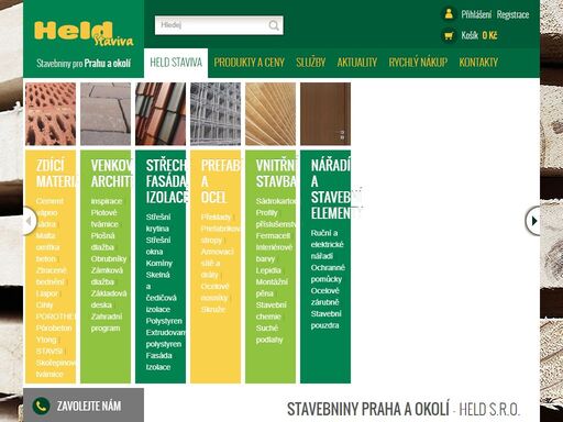 held staviva - stavebniny a stavební materiál od held-staviva.cz jsou ideálním řešením pro vaši stavbu či rekonstrukci. kromě prodeje stavebnin zajistíme i dodávku.