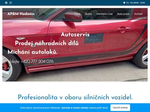 profesionalita v oboru silničních vozidel.
